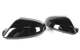 Glossy black mirror caps for Audi A6 C7 (2010 to 2018) Audi Euro Premium Parts