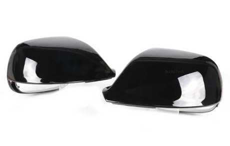 Glossy black mirror caps for Audi Q5 (2008 to 2017) Audi Euro Premium Parts