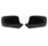 Glossy black mirror caps for BMW 7 Series E65 - 2001 to 2009 BMW Euro Premium Parts
