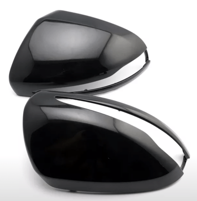 Glossy black mirror caps for Mercedes CLA C118 (2018 to 2025) Mercedes-Benz Euro Premium Parts