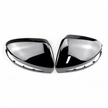 Glossy black side mirror caps for Mercedes GLC X253 (2015 to 2022) Mercedes-Benz Euro Premium Parts