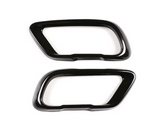 Glossy black sport exhaust tips for BMW X6 G06 - 2018 to 2023 BMW Euro Premium Parts