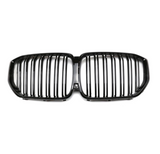 BMW X6 G06 Gloss Black Front Grilles Set (2019 to 2026) BMW Euro Premium Parts Double slat Before facelift (2018-2023)