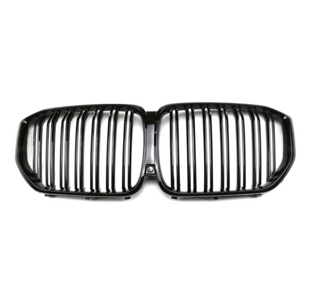 BMW X6 G06 Gloss Black Front Grilles Set (2019 to 2026) BMW Euro Premium Parts Double slat Before facelift (2018-2023)