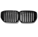 BMW X6 G06 Gloss Black Front Grilles Set (2019 to 2026) BMW Euro Premium Parts Single slat LCI Facelift (2023-2026)