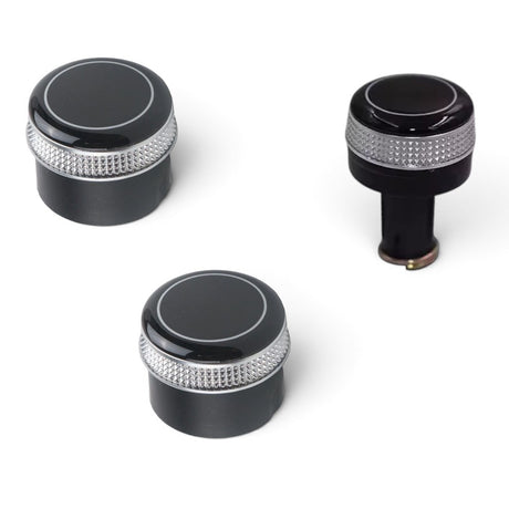 Radio & MMI Replacament Knobs Buttons For Audi A8 S8 D4 - 2009 to 2017 Euro Premium Parts Whole Set: AC & Volume Knobs (x3)