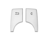 Interior navigation buttons repair kit for Mercedes B-Class W246 (2015 to 2019) Euro Premium Parts Silver With "C" button