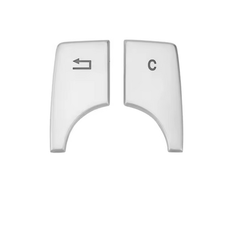 Interior navigation buttons repair kit for Mercedes B-Class W246 (2015 to 2019) Euro Premium Parts Silver With "C" button