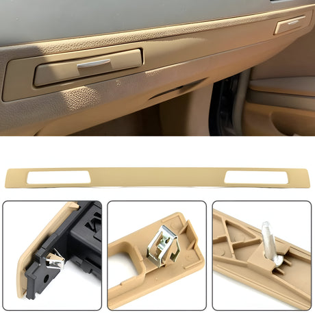 Interior passenger cupholder trim for BMW 3 Series E90 (2005 - 2012) BMW Euro Premium Parts Beige