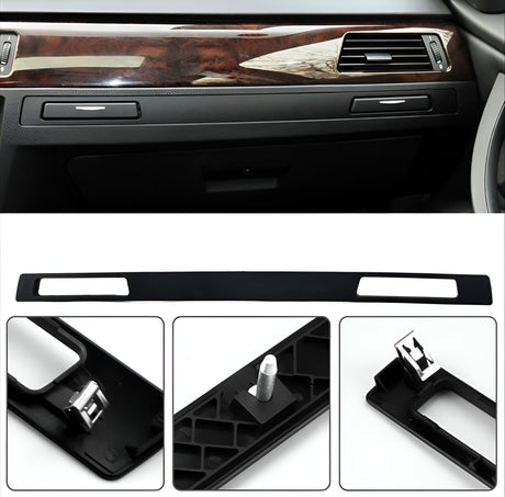 Interior passenger cupholder trim for BMW 3 Series E90 (2005 - 2012) BMW Euro Premium Parts Black