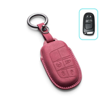 Alcantara Jeep Key Case and Key Chain – Protective Key Fob Cover Wrangeler Compass Renegade Patriot Cherokee Grand Cherokee