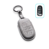 Alcantara Jeep Key Case and Key Chain – Protective Key Fob Cover Wrangeler Compass Renegade Patriot Cherokee Grand Cherokee