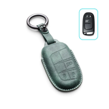 Alcantara Jeep Key Case and Key Chain – Protective Key Fob Cover Wrangeler Compass Renegade Patriot Cherokee Grand Cherokee