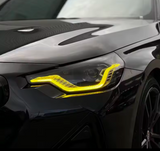 LED Yellow CSL-Style DRL Angel Eyes for BMW 2 Series G42 / M2 G87 (2021–2025) Euro Premium Parts