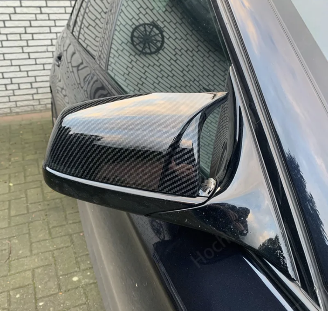 M5 Competition Carbon Fiber Mirror Caps for BMW 5 Series F10 (2010 to 2018) BMW Euro Premium Parts