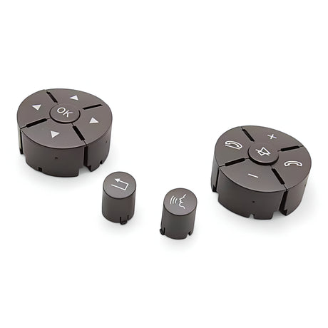 Mercedes-Benz C-Class W204 Multifunction steering wheel buttons replacement (2007 - 2014) Mercedes-Benz Euro Premium Parts Pre-facelift ('07 to '10) Moka brown 3 spokes steering wheel