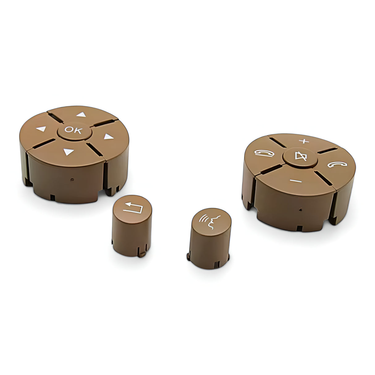 Mercedes-Benz C-Class W204 Multifunction steering wheel buttons replacement (2007 - 2014) Mercedes-Benz Euro Premium Parts Pre-facelift ('07 to '10) Beige 3 spokes steering wheel