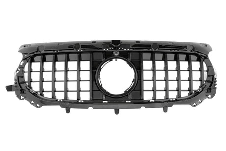 Black Front Panamericana Look Grille for Mercedes GLA H247 (2020 to 2026) Mercedes > Grilles Euro Premium Parts Black With AMG Package Facelift ('23 to '26)