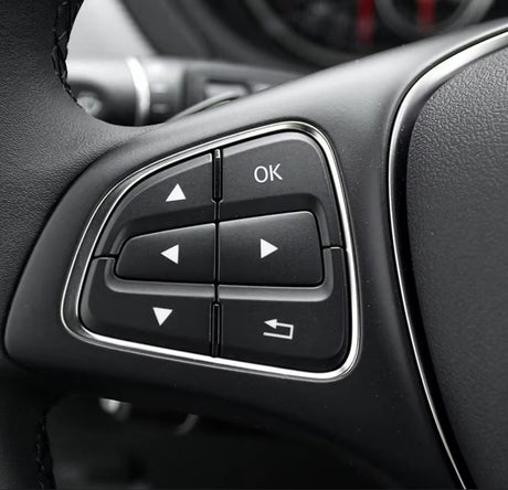 Mercedes-Benz Class C W205 Multifunction steering wheel buttons replacement (2014 - 2021)