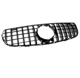 Panamericana AMG GTR grille for Mercedes GLC X253/GLC Coupe C253 FACELIFT (2019 to 2023) Mercedes-Benz Euro Premium Parts Black Without AMG Package