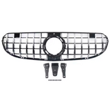 Panamericana AMG GTR grille for Mercedes GLC X253/GLC Coupe C253 FACELIFT (2019 to 2023) Mercedes-Benz Euro Premium Parts Chrome Without AMG Package