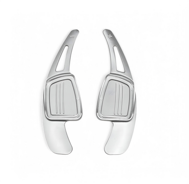 Performance Aluminum Paddle Shifters for Audi TT III (2014 - 2023) Audi Euro Premium Parts Silver