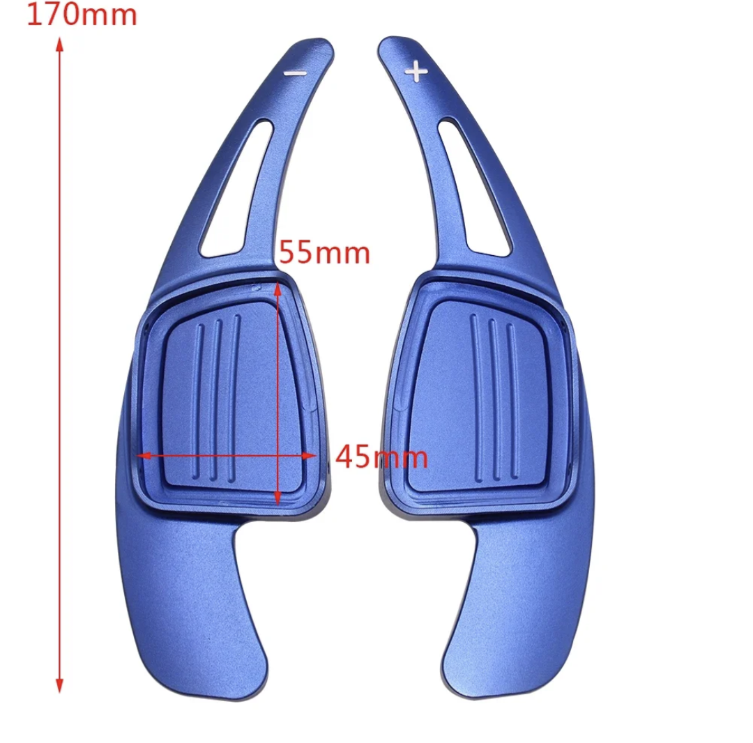 Performance Steering Wheel Paddle Shifters for Audi A3 8V (2012 to 2019) Audi Euro Premium Parts Blue Facelift (2016 to 2019)