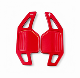 Performance steering wheel paddle shifters for Audi A6 and S6 C6 (2004 - 2011) Audi Euro Premium Parts Red