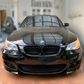 Black front kidney grilles M5 Competition-look for BMW 5 Series E60 (2003 to 2010)