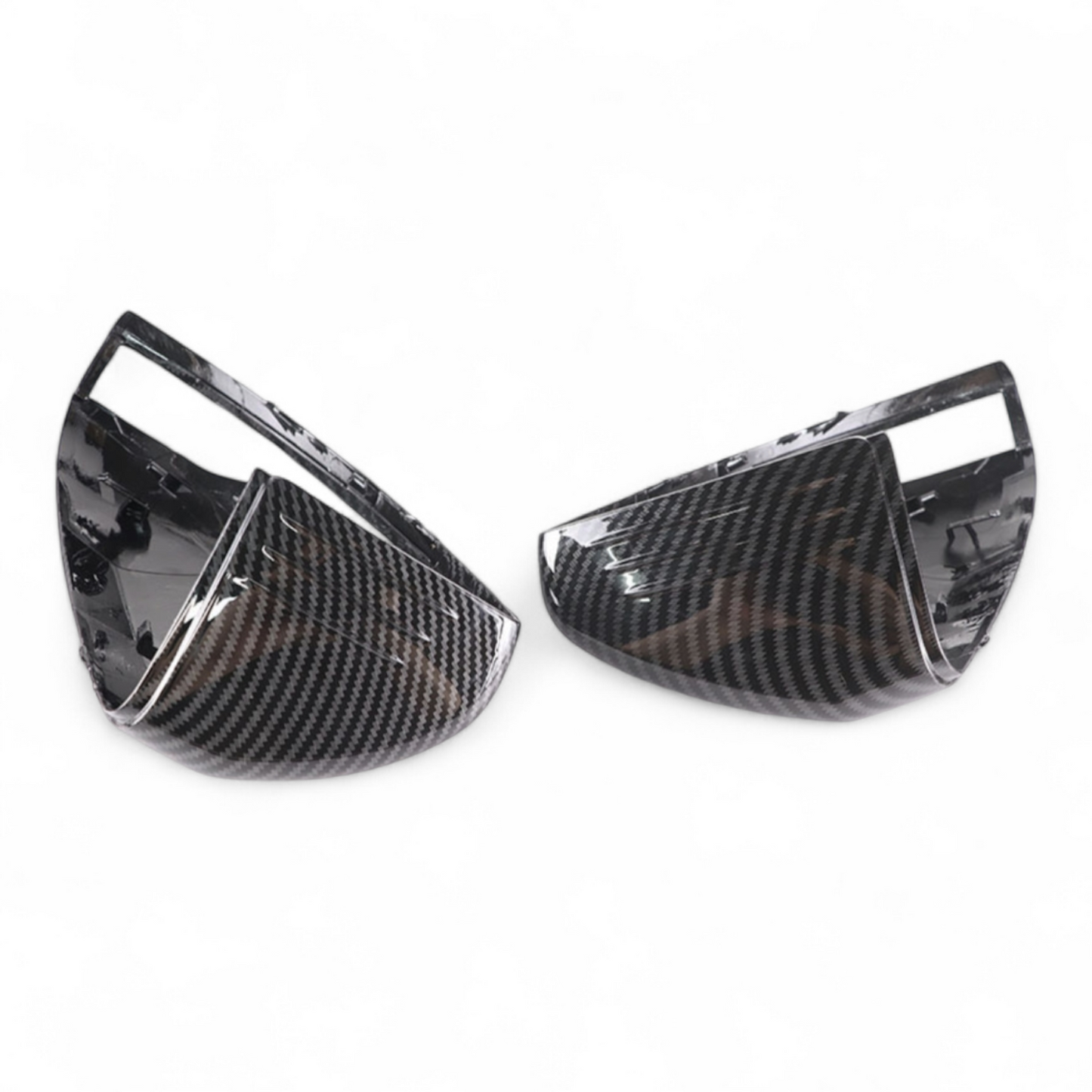 Carbon look mirror caps for Mercedes C-Class W205 (2014 to 2021)