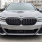Black front kidney grilles M3 Competition-look for BMW 3 Series G20 (2019 to 2022)