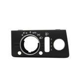 Headlight Control Panel for Mercedes-Benz E-Class W211 - 2003 to 2009 Euro Premium Parts Black With Adj. Dial & Headlight Washers Buttons