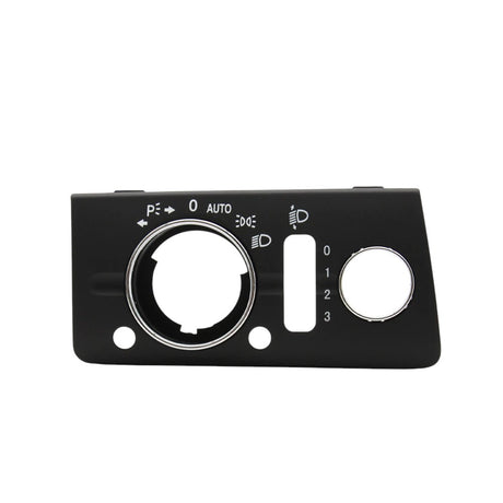 Headlight Control Panel for Mercedes-Benz E-Class W211 - 2003 to 2009 Euro Premium Parts Black With Adj. Dial & Headlight Washers Buttons