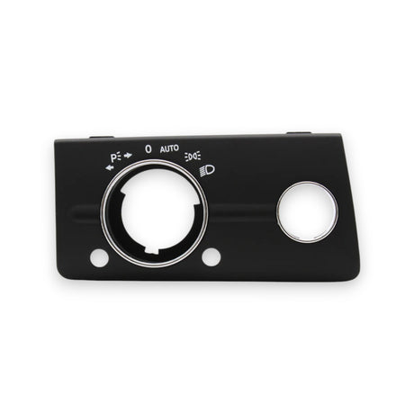 Headlight Control Panel for Mercedes-Benz E-Class W211 - 2003 to 2009 Euro Premium Parts Black With Headlight Washers Buttons