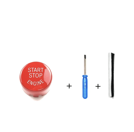 Push Start Stop button replacement for BMW 7 Series F01 (2008 to 2015) BMW Euro Premium Parts Red