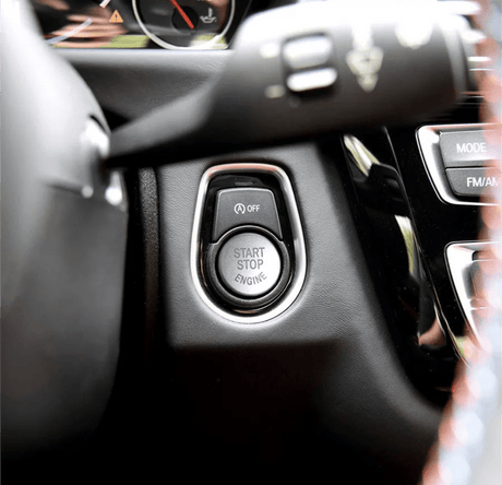 Push Start Stop button replacement for BMW 7 Series F01 (2008 to 2015) BMW Euro Premium Parts Silver