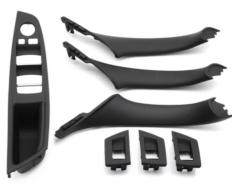 Replacement driver door handle for BMW 5 Series F10 (2010 - 2017) BMW Euro Premium Parts All 4 door handles Black With folding mirror hole