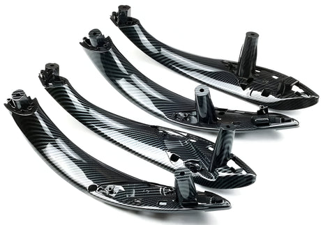 Replacement interior door handles for BMW 3 Series F30 (2011 - 2019) BMW Euro Premium Parts 3 Series F30/F31/F35/M3 F80 All 4 door handles Carbon look