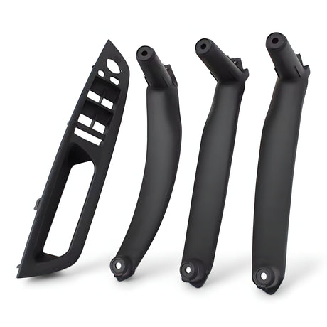 Replacement interior door handles for BMW X6 E71 (2008 - 2014) BMW Euro Premium Parts Full set: driver, passenger, rear right and left Black