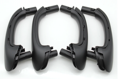 Replacement interior door handles for Mercedes C-Class W203 (2000 - 2007) Mercedes-Benz Euro Premium Parts 4 door handles Black