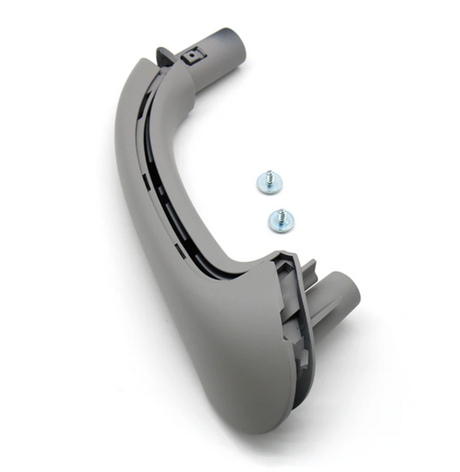 Replacement interior door handles for Mercedes C-Class W203 (2000 - 2007) Mercedes-Benz Euro Premium Parts Rear left Gray