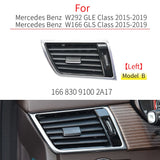 Front Side AC Air Vent For Mercedes-Benz ML W166 & GL X166 - 2012 to 2019 Mercedes-Benz > Air Vents Euro Premium Parts Piano Black - Left