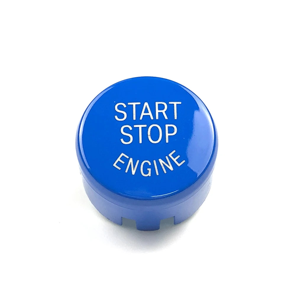 Start Stop & OFF Button Cover For BMW 1 Series F20 - 2011 to 2019 BMW > Replacement Buttons Euro Premium Parts Blue