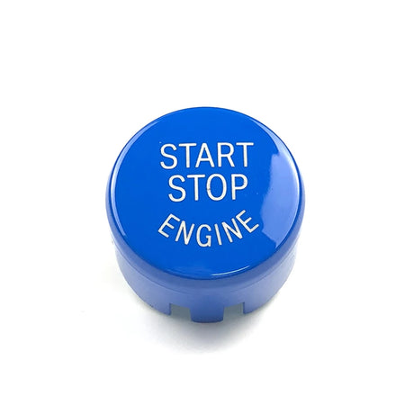 Start Stop & OFF Button Cover For BMW 1 Series F20 - 2011 to 2019 BMW > Replacement Buttons Euro Premium Parts Blue