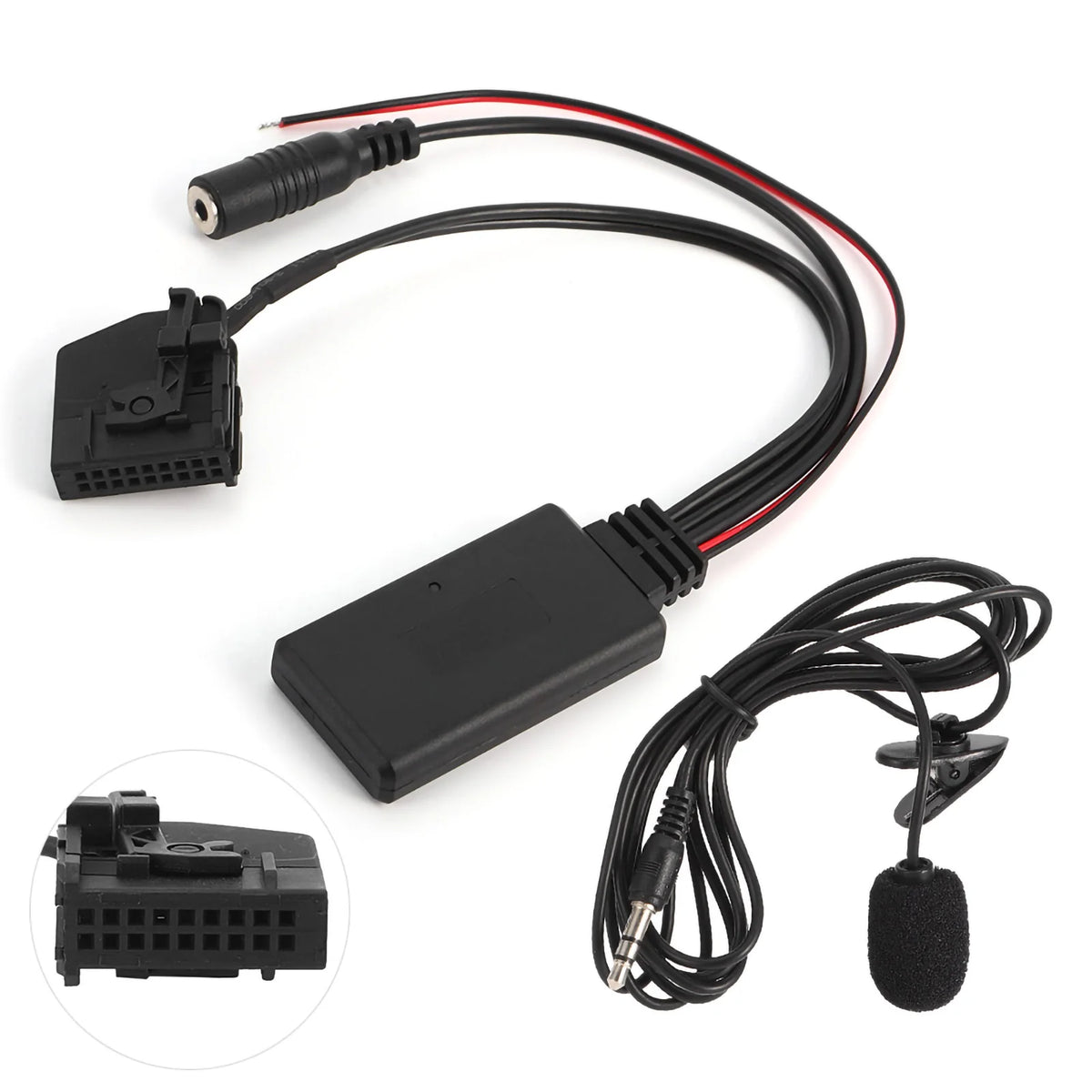 Bluetooth 5.0 Audio Adapter for Mercedes-Benz COMAND APS 2.0 — A-Class W168, C-Class W203, CLK W208 W209, E-Class W211, G-Class W463, ML W163 ML W164, SL R129, SLK R170 Euro Premium Parts