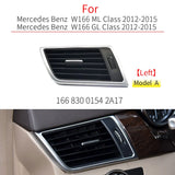 Front Side AC Air Vent For Mercedes-Benz ML W166 & GL X166 - 2012 to 2019 Mercedes-Benz > Air Vents Euro Premium Parts Matte Black - Left