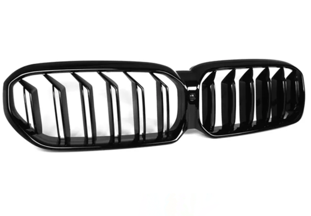 Black Front Kidney Grilles M5 Competition-look for BMW 5 Series G30 (2018 to 2022) BMW Euro Premium Parts Facelift LCI (2022 to 2022)
