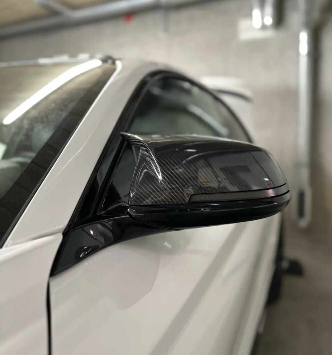 M3 Competition-look Real Carbon Fiber Mirrors for BMW 3 Series F30 (2011 to 2019)