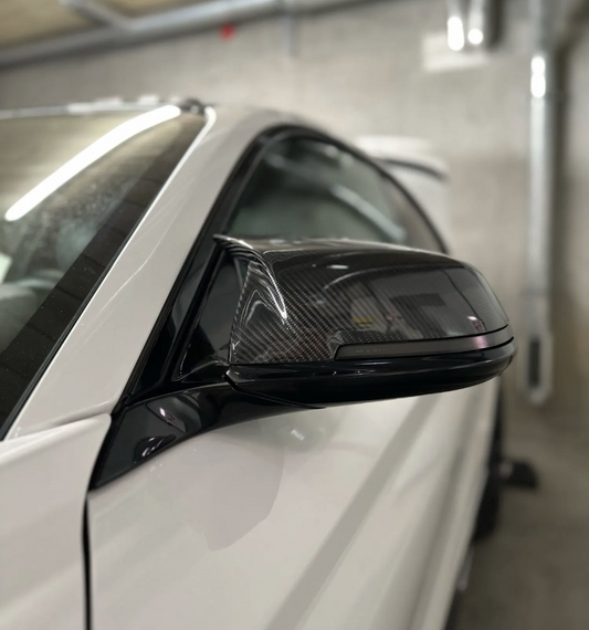 M2 Competition-look Carbon Fiber Mirror Caps for BMW 2 Series F22 (2013 to 2021)