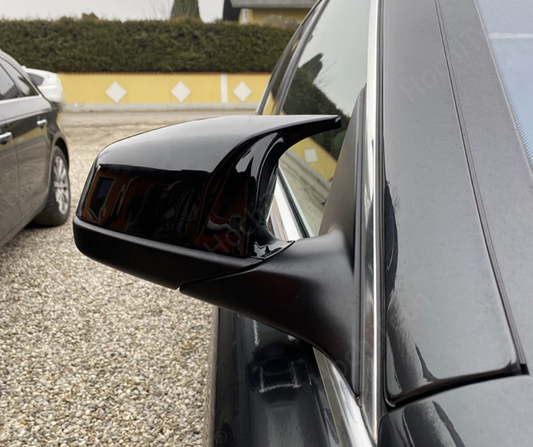 M6 Competition-look Glossy Black Mirror Covers for BMW 6 Series F12 (2010 to 2018)
